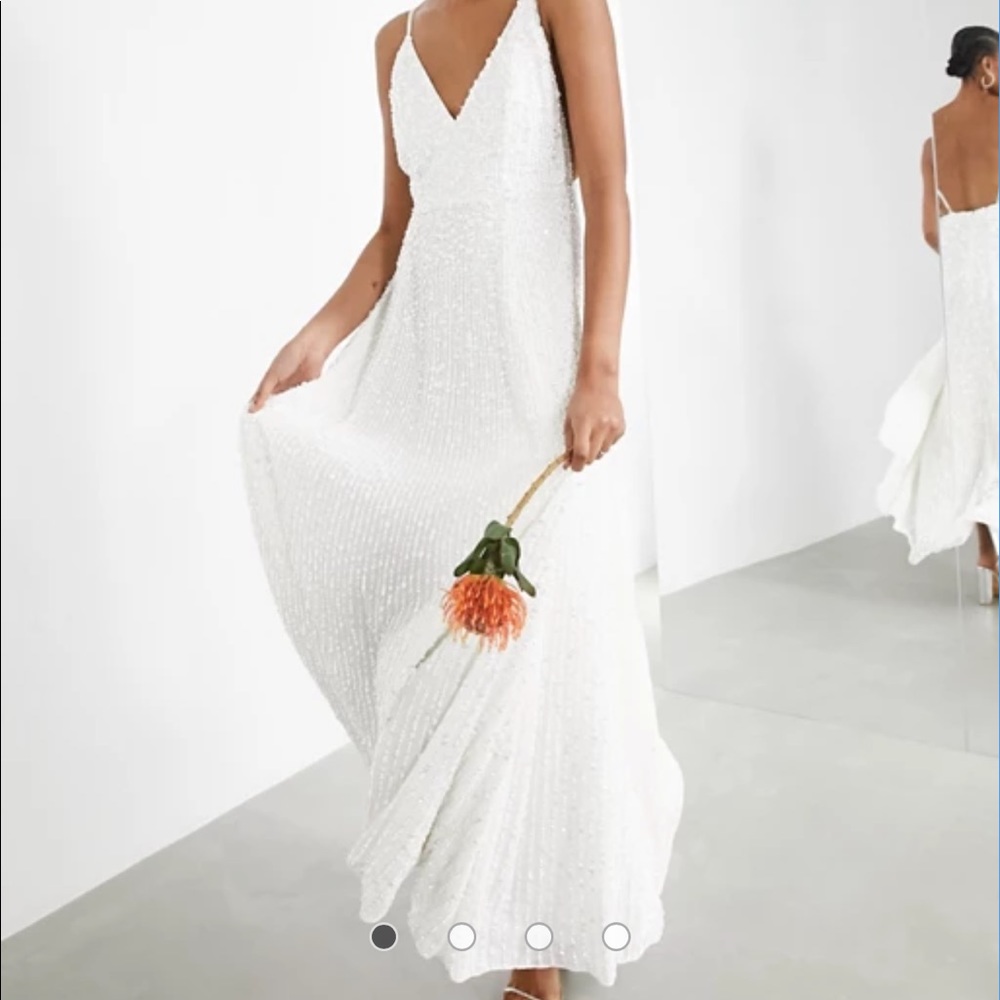 ASOS Joni Sequin Cami Wedding Dress